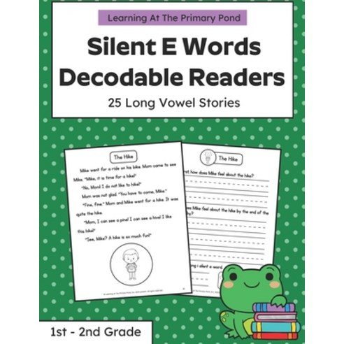 (영문도서) Silent E Words Long Vowel Readers: Decodable Books Grade 1 / Grade 2 Paperback, Independently Published, English, 9798322528074