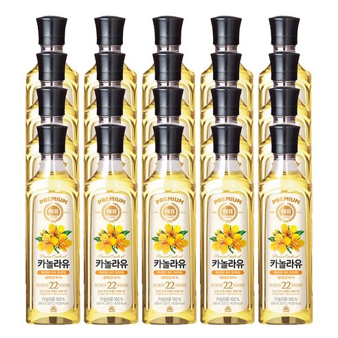 <올따옴> 해표 카놀라유 500ml 20입, 20개