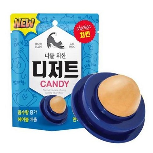 너를위한디저트 고양이 캔디 3.5g 치킨, 1개