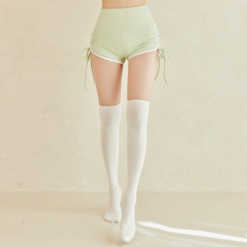 뮤즈마인 인텐션 셔링 숏팬츠, 애플그린
