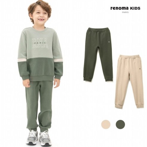 레노마 키즈 남아CP쭈리 조거 팬츠 베이지 R2232P225 05