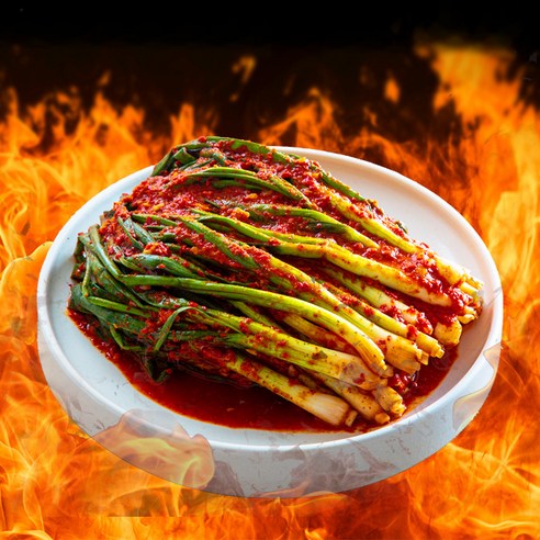 면상호김치 매운 파김치 맛있게 매운 쪽파 김치 500g, 500g, 1개