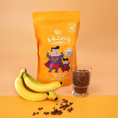포유 그래놀 프로틴 발란스, 3개, 400g