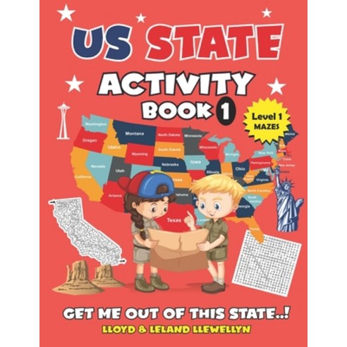 (영문도서) US State Activity Book #1: Get Me Out of This State! Paperback, Independently Published, English, 9798858193821
