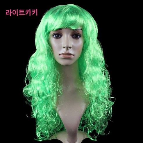 용품 연극 장식 가발 생일 유니크한 할로윈, 녹색