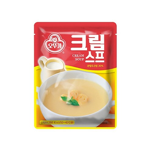 오뚜기 크림 스프, 1kg, 1개 
면/통조림/가공식품