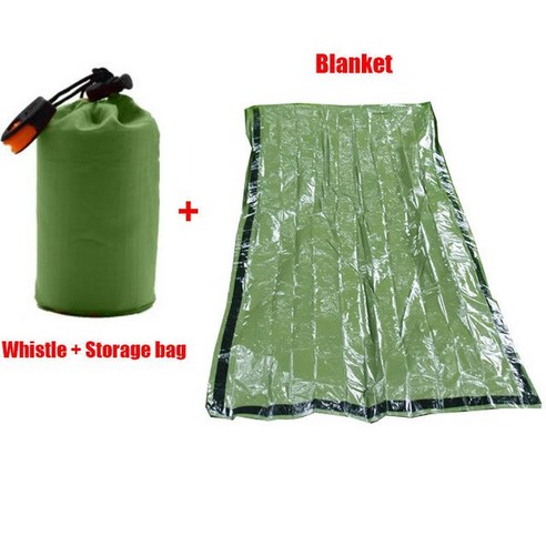 캠핑 및 하이킹용 방수 경량 비상 생존 침낭, 야외 활동 장비