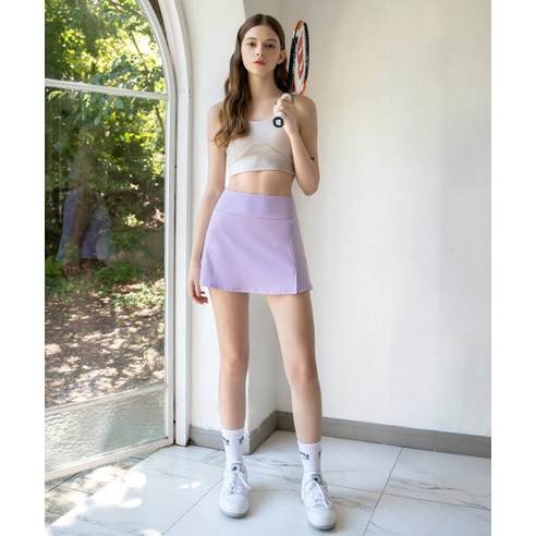 CONCHWEAR 콘치웨어 올인원 미니멀 테니스 스커트 (오키드퍼플) All-in-one Minimal Tennis Skirt (Orchid Purple)