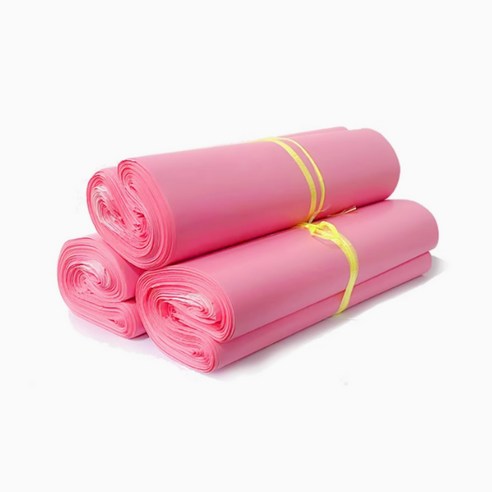 밍쓰마켓 HD 택배봉투 예쁜 핑크색, 100장