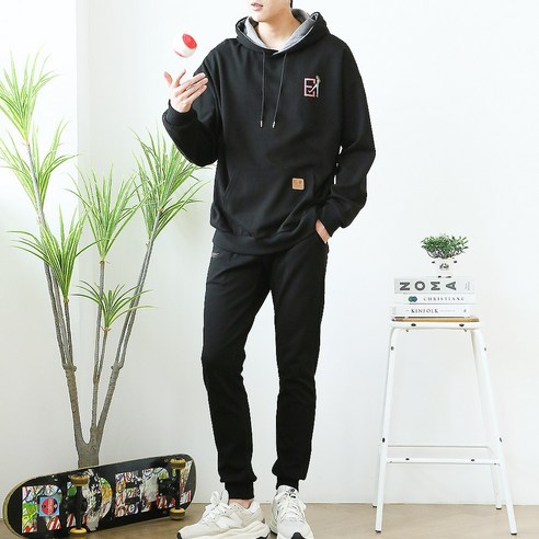 [OKㅣ강추] 블루포스 엘튼 후드티 트레이닝 세트 츄리닝 [국내생산] [OKNOWㅣ추천상품]