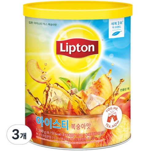 립톤 아이스티 분말 복숭아맛, 3개, 1.5kg, 3개, 1개입