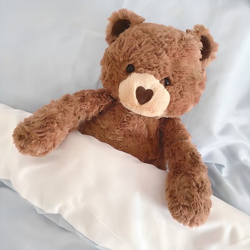 포근한 꿈나라 여행의 동반자, 오가닉 곰돌이 애착 인형 곰인형