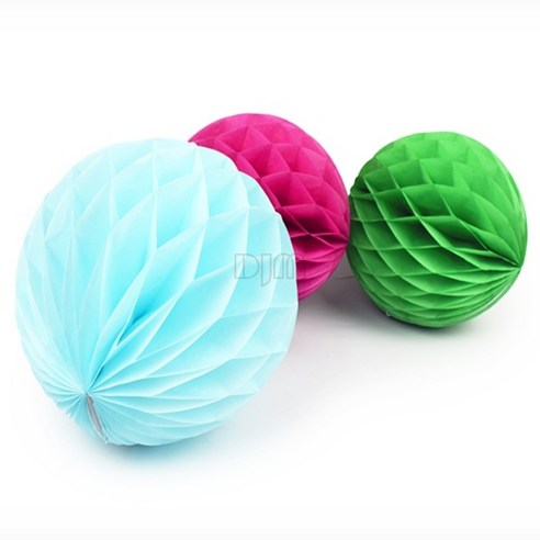당장몰 허니컴볼 25CM 꽃볼, 로즈