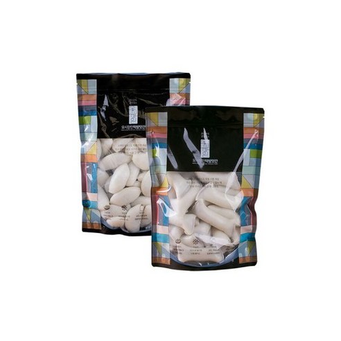 모시장인 굳지않는 백미바람떡+백미앙꼬가래떡1.7kg