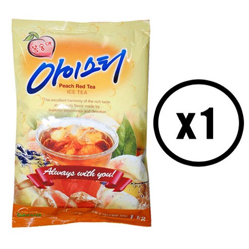 대호 복숭아 아이스티 1kg x 14봉 아이스티 분말, 1개입, 14개