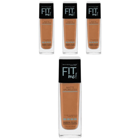 메이블린 핏 미! 매트+ 포어리스 파운데이션 30ml, Classic Tan, 4개