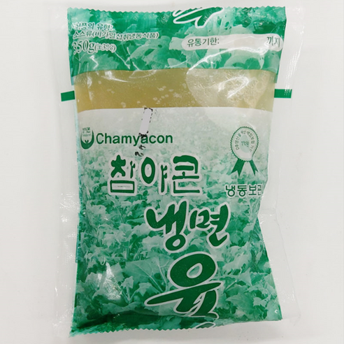 참야콘 냉면육수 350g X 30개 시원한 여름 건강식 냉동 냉면 육수, 1