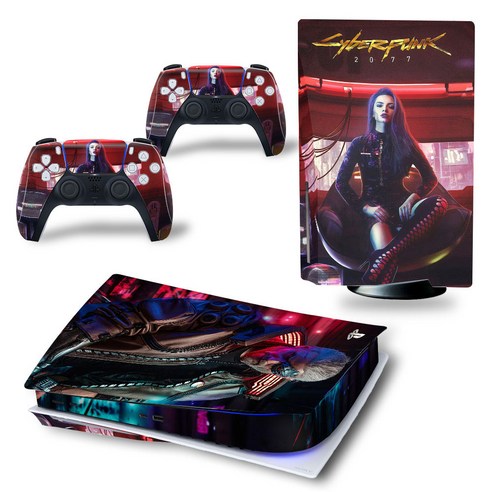 플스 5 PS 5 ps4 pro 디스크 스킨 스티커 커스텀 디스크 에디션 disk edition ps5 표준 디스크 소니 sony playstation, ps 5-9, 1개