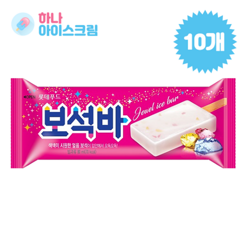 롯데제과 아이들간식 보석바 80ml 2개 막대아이스크림 입가심 디저트 1세트, 12세트