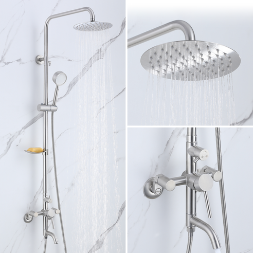 해바라기 디자인을 품은, 젠다이 감성의 고급스러운 샤워기