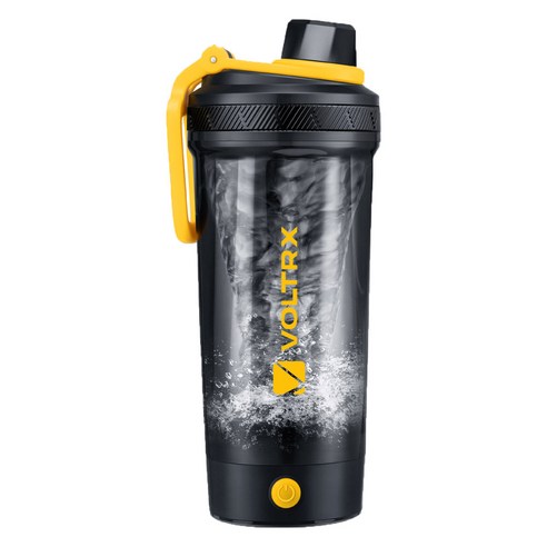 볼트렉스 충전식 트라이탄 전동 쉐이커 보틀, 700ml, 옐로우, 1개