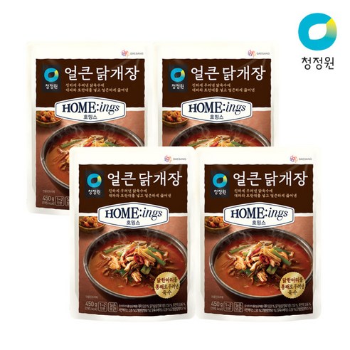 호밍스 청정원 얼큰 닭개장, 450g, 1개