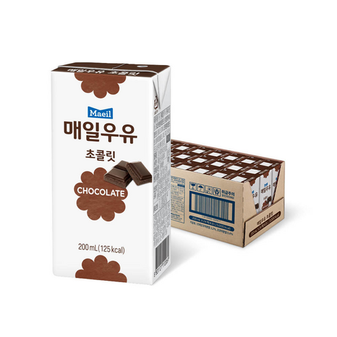 빠른 배송 매일우유 초콜릿 200ml 24개 (기프티콘 증정)