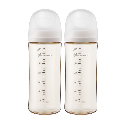 더블하트 모유실감 3세대 PPSU 하루그레이 330ml 트윈팩 리뷰 더블하트330