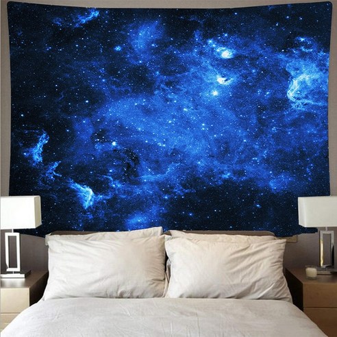 미스터리 우주 별이 빛나는 하늘 공간 Trippy 태피스트리 벽걸이 대형 사이키델릭 스타 태피스트리 침실 벽 천으로 카펫, 200x150cm, GTXK (84)