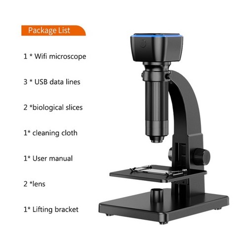 현미경 측정기 화질 배율 프리미에르 복합 입체 정자관찰키트 스미스소니언 멘즈 과학용품 단안, 2000X, 와이파이 현미경 스미소니언현미경 Best Top5
