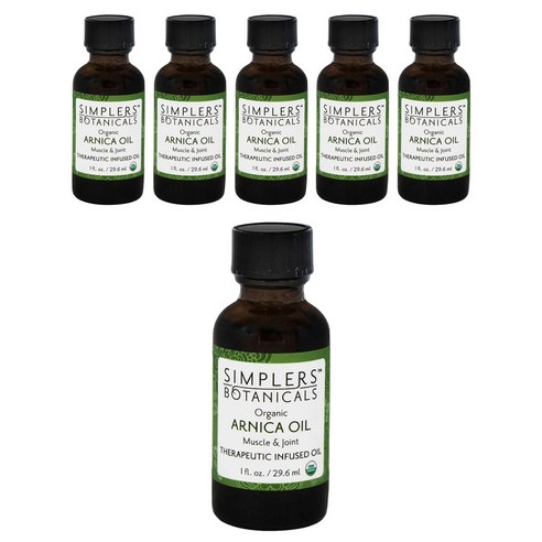 심플러보타니컬즈 아니카 머슬 & 조인트 테라퓨틱 인퓨즈 오일, 29.6ml, 6개