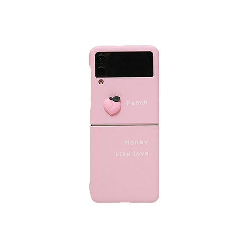 귀염뽀작 과일케이스 - 핑크계열, 갤럭시 Z플립 4용