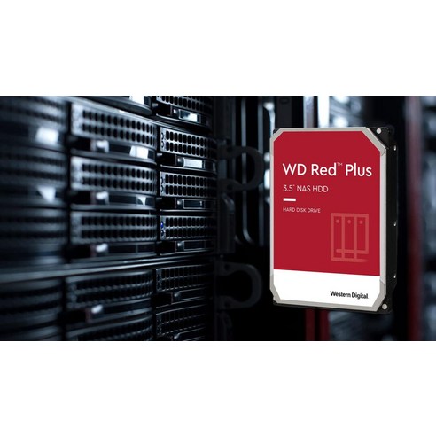 WD Red Plus 6TB NAS 3.5인치 내장 하드 드라이브 - 5400.. 정품보장