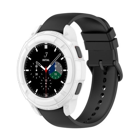 비쉴드 갤럭시워치4 클래식 46mm 아머 베젤링 케이스, 화이트