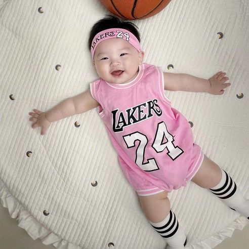 아기와 유아를 위한 스포티한 바디슈트