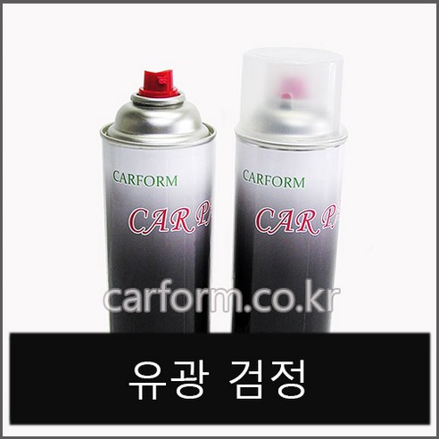 카폼/카페인트/캔스프레이/유광검정/CARFORM/420ml, 1개, 420ml 세차/카케어 Best Top5