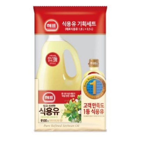 해표 식용유 2종 세트, 3세트