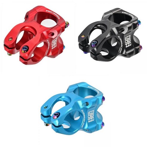 3 Pcs 자전거 알루미늄 합금 MTB 산악 자전거 핸들 바 스템 31.8mm, {"사이즈":"31.8mm"}, {"수건소재":"알루미늄 합금"}, 설명한대로