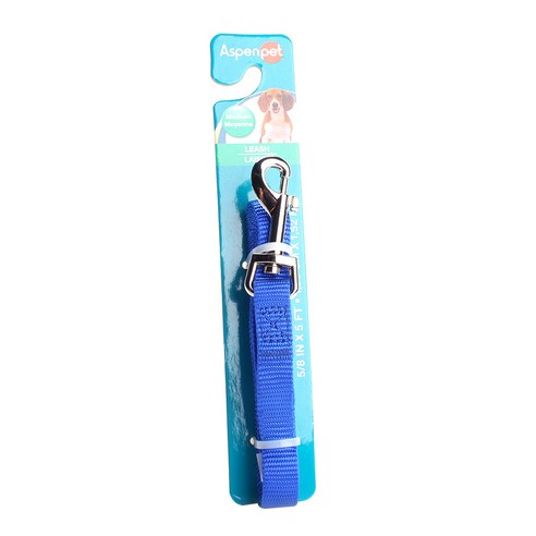 AspenPet 나일론 중형견용 리드줄, Blue