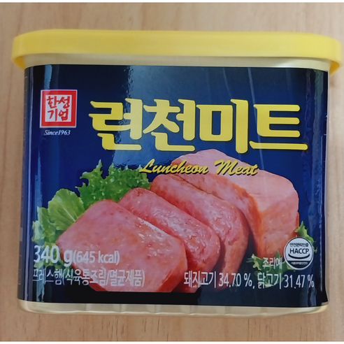 한성기업 런천미트 통조림 햄, 340g, 6개