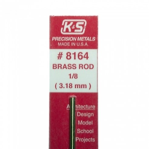 OON 황동봉 10mm x 305mm 5개 세트 12 황동봉 FK8164 305mm x 3.2mm, 1개