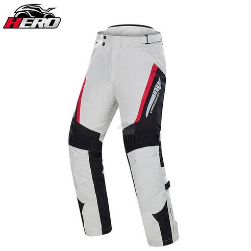 HEROBIKER 겨울 방한 오토바이 재킷 모토크로스 방풍 라이딩 의류 보호 장비, MP1006GY Pants+XL