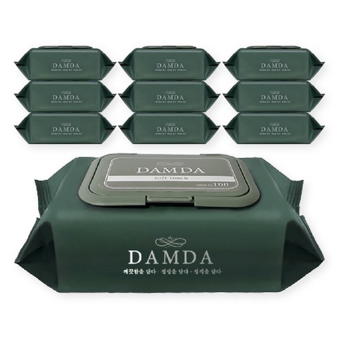 넉넉함과 편리함을 담은, 가성비 최고의 담다 대용량 캡형 물티슈