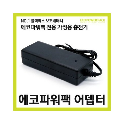 에코파워팩 [본사] 가정용 충전기 전용 충전 어뎁터, 스마트타입(스마트전용/타제품 사용불가) 6A