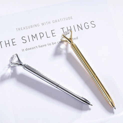 보석처럼 고귀한 다이아몬드 보석펜: 특별한 기념품을 위한 매력적인 선택