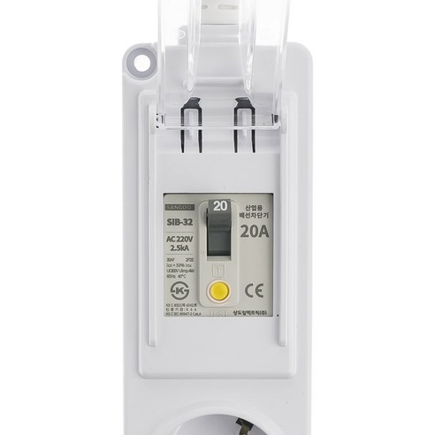 대형 가전제품을 안정적으로 가동하고 안전을 보호하는 고용량 국산 멀티탭