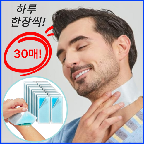 열식혀 아이스패치 붙이는 열냉각 쿨패치 30매, 30개