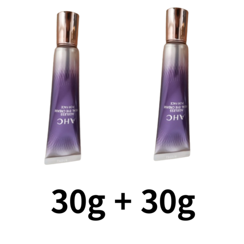 A.H.C 에이지리스 리얼 아이크림 포 페이스, 60ml, 2개