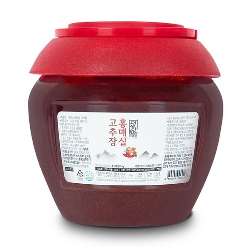 인증없음의 국내산 홍매실 태양초 찰고추장, 한국의 맛을 선사하는 퀄리티 제품