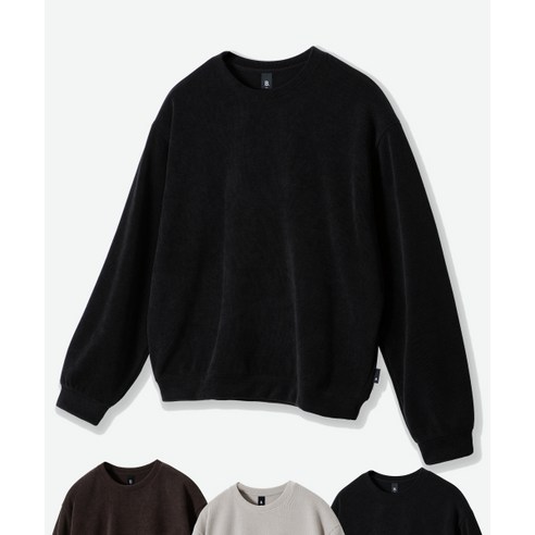 매장정품 브렌슨 BRENSON B. 코듀로이 니트 루즈핏 맨투맨 3Color BR728 522182